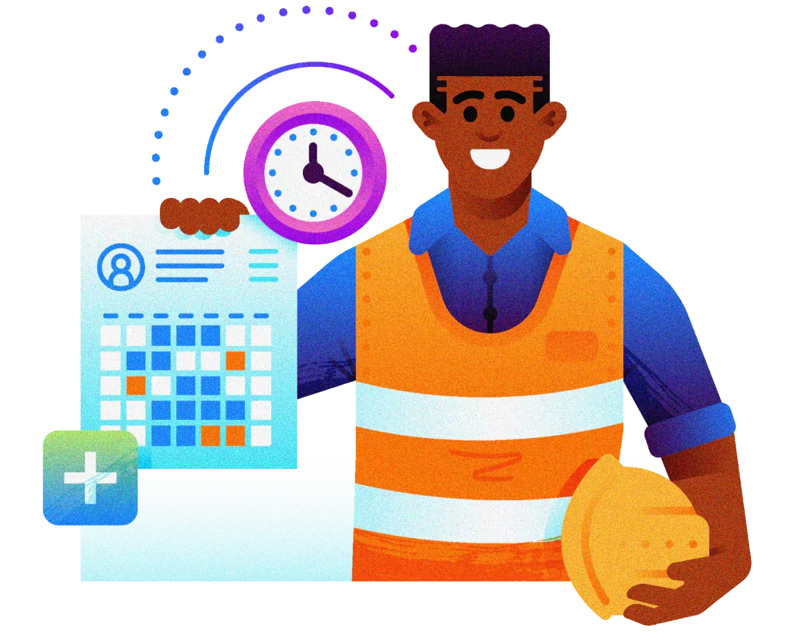 Work Report Tracking graphic